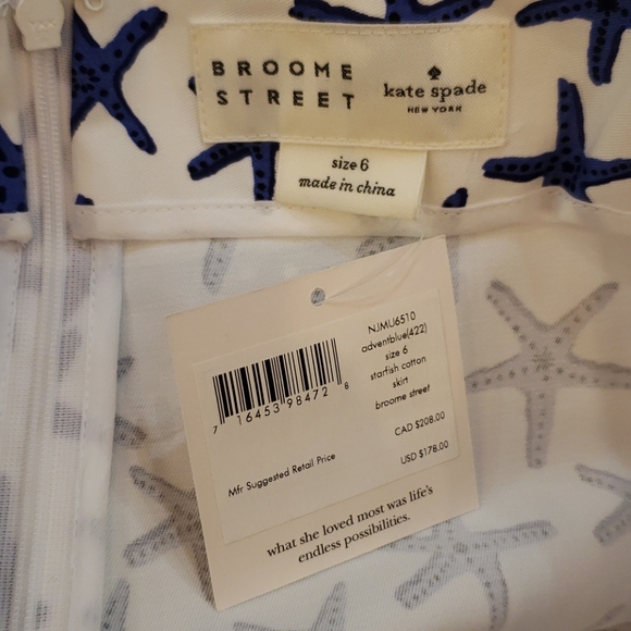 Kate Spade Starfish Skirt - Picture 7 of 10